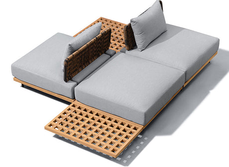 ZIYE Celestine Cozy Scandinavian Natural Sofa from ZIYE