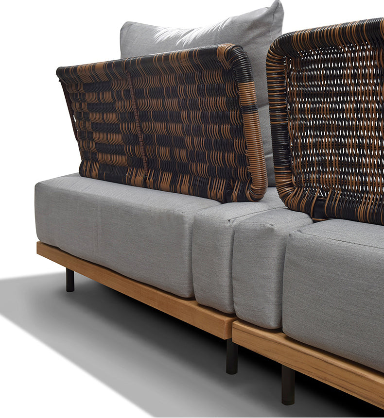 ZIYE Celestine Cozy Scandinavian Natural Sofa from ZIYE