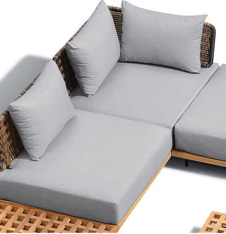 ZIYE Celestine Cozy Scandinavian Natural Sofa from ZIYE