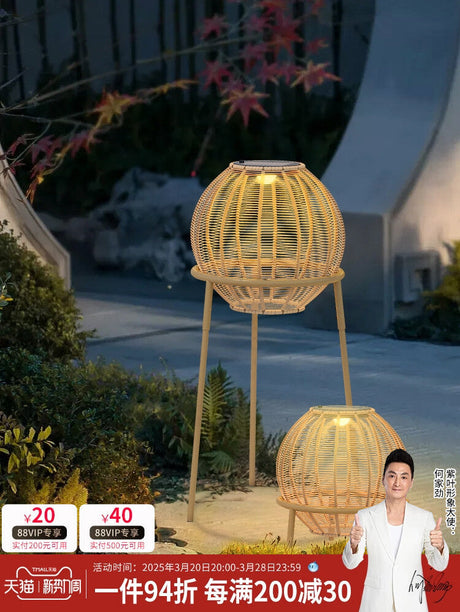 ZIYE Elowen Solar-Powered Streetwoven Garden Lights for Gazebo from ZIYE