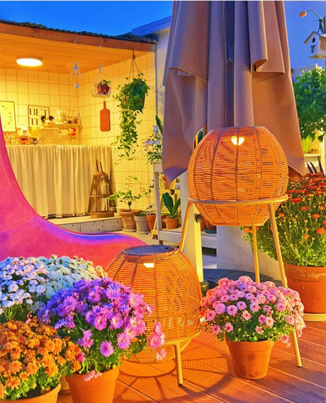 ZIYE Elowen Solar-Powered Streetwoven Garden Lights for Gazebo from ZIYE