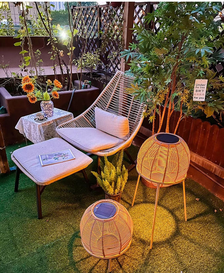 ZIYE Elowen Solar-Powered Streetwoven Garden Lights for Gazebo from ZIYE