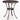 ZIYE Fujiko Elegant Wrought Iron 3-Piece Coffee Table Set from ZIYE