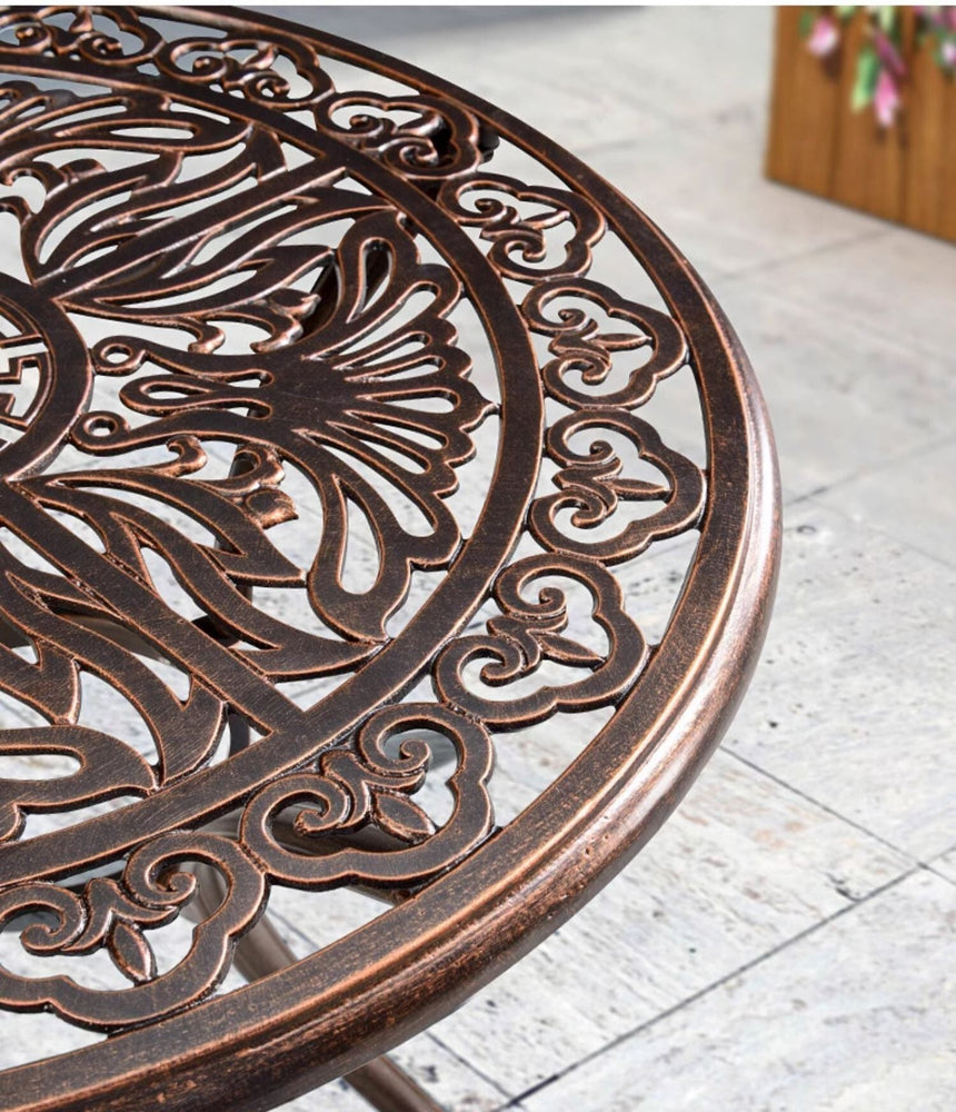 ZIYE Fujiko Elegant Wrought Iron 3-Piece Coffee Table Set from ZIYE