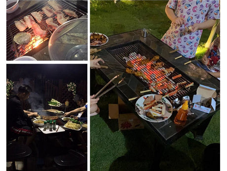 ZIYE Haruki Elegant Iron Grilling Table Set from ZIYE