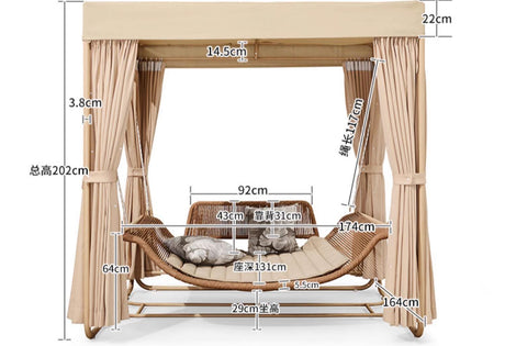 ZIYE Isadora Elegant Rattan Lounge Chair from ZIYE