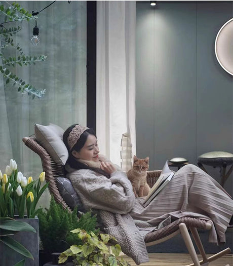 ZIYE Isadora Elegant Rattan Lounge Chair from ZIYE
