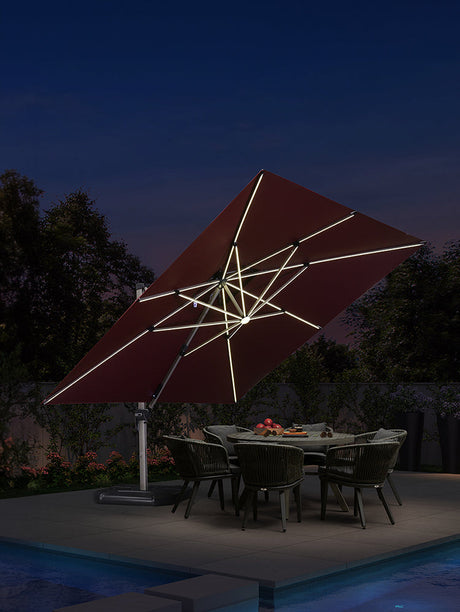 ZIYE Lirien Street Umbrella Solar Powered Villa from ZIYE