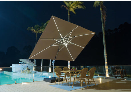 ZIYE Lirien Street Umbrella Solar Powered Villa from ZIYE