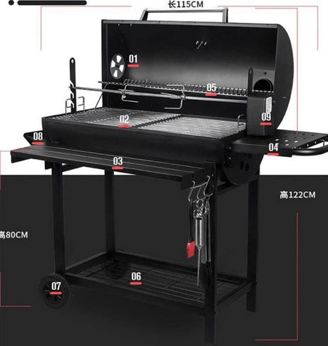ZIYE Takamatsu Durable Charcoal BBQ Oven from ZIYE