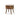 SAVALLE Round Side Table with Drawer and Tapered Legs