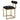 SAVALLE Occasional Chair with Cylindrical Backrest and Gold Metal Frame