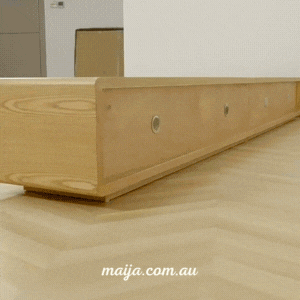 [Pre-Order] Dianne Solid Wood All in One TV Cabinet from Jun Chuang