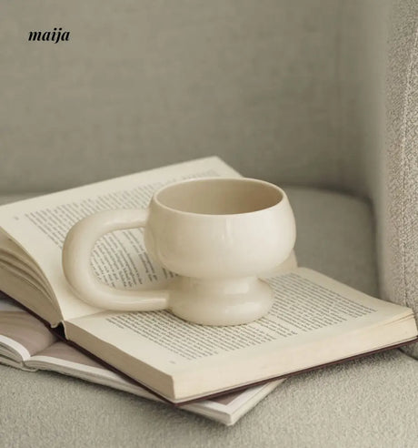 Glossy Marshmallow Ceramic Mug from maija