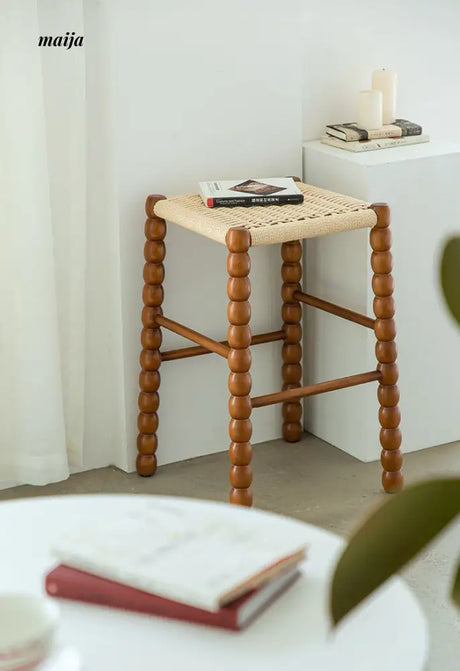 French Braid Woven Rattan Chair from maija