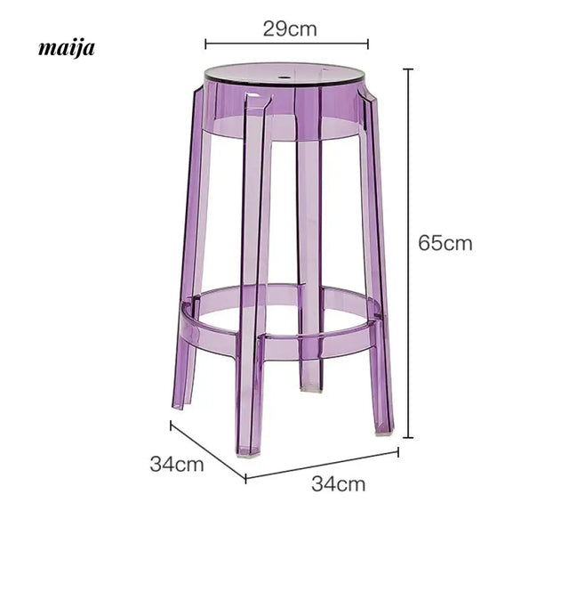 Crystal Colourful Bar Stool from maija