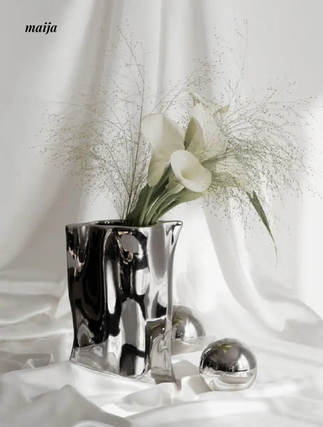 Electroplated Ceramic Vase from MOREOVER