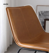 Eliza Lazy Leather Lounge Chair from maija