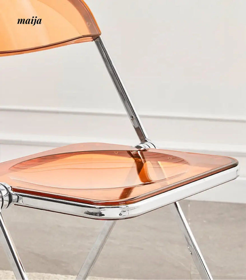 Transparent Crystal Folding Chair from maija