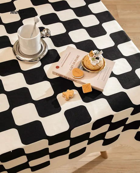 Contrast Checker Tablecloth from maija
