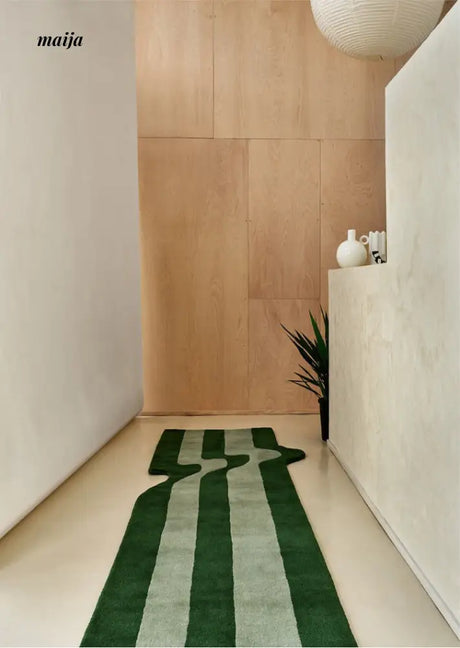 Irregular Stripe Bedside Rug from maija