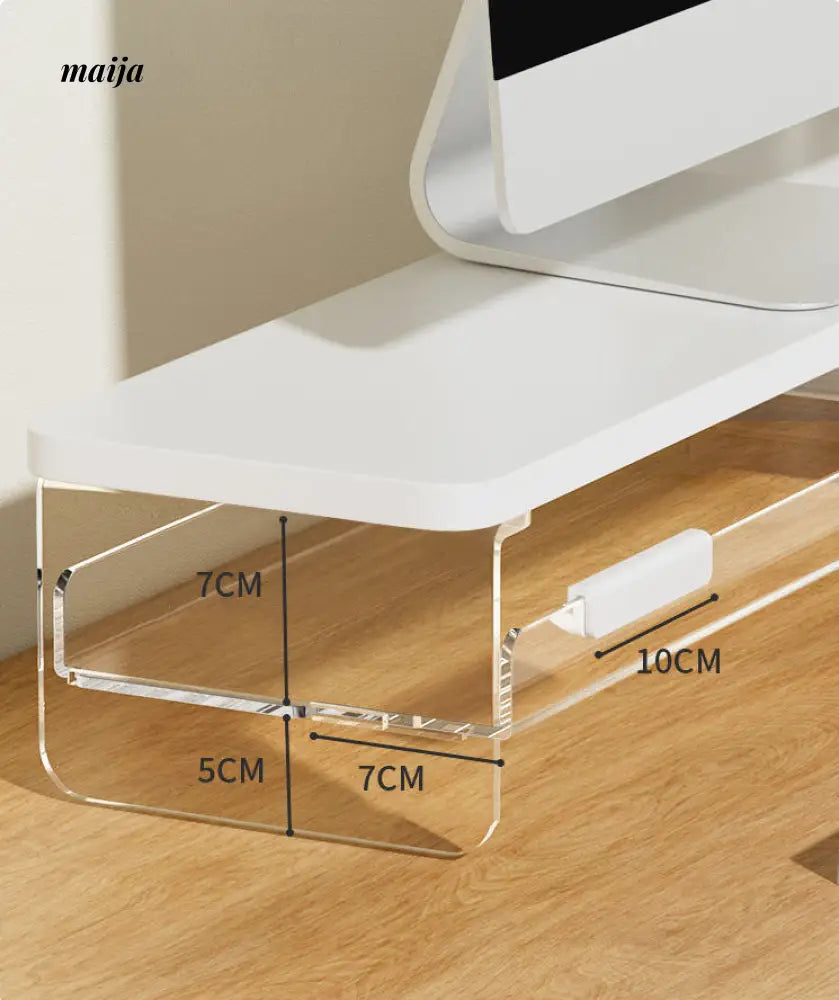 Kai Acrylic Monitor Stand with Phone Stand from LZL