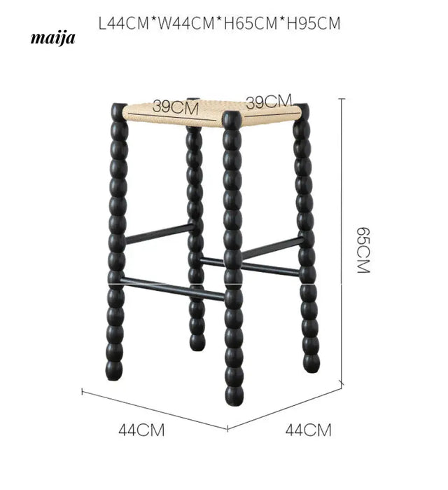 French Braid Woven Rattan Chair from maija