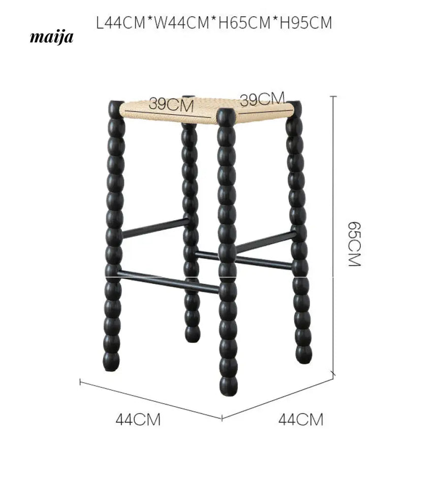 French Braid Woven Rattan Chair from maija