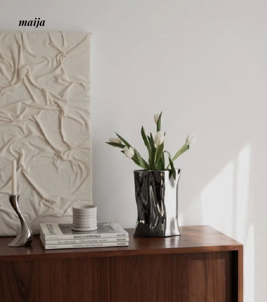 Electroplated Ceramic Vase from MOREOVER