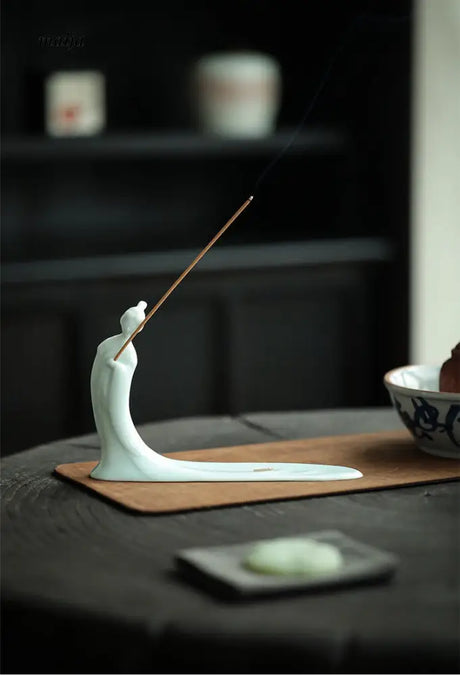 Celadon Deity Incense Holder from maija