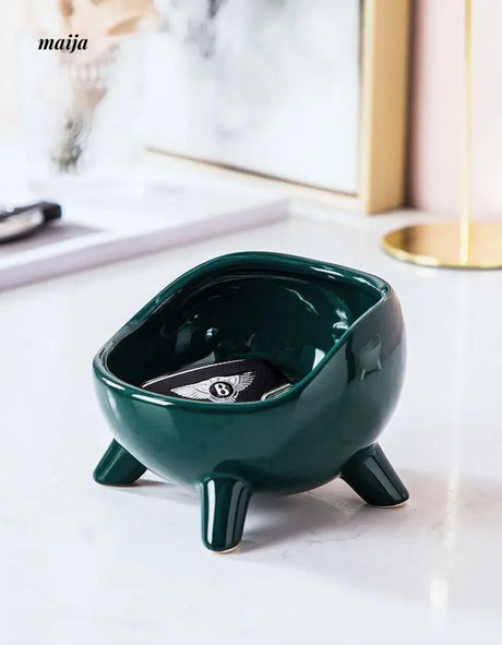 Four Legged Colourful Ceramic Storage Bowl from Xingmijia
