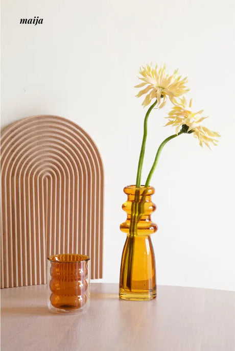Bell Shaped Glass Vase from maija