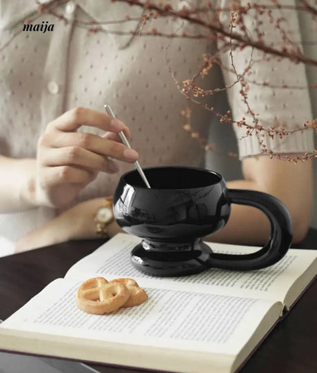 Glossy Marshmallow Ceramic Mug from maija