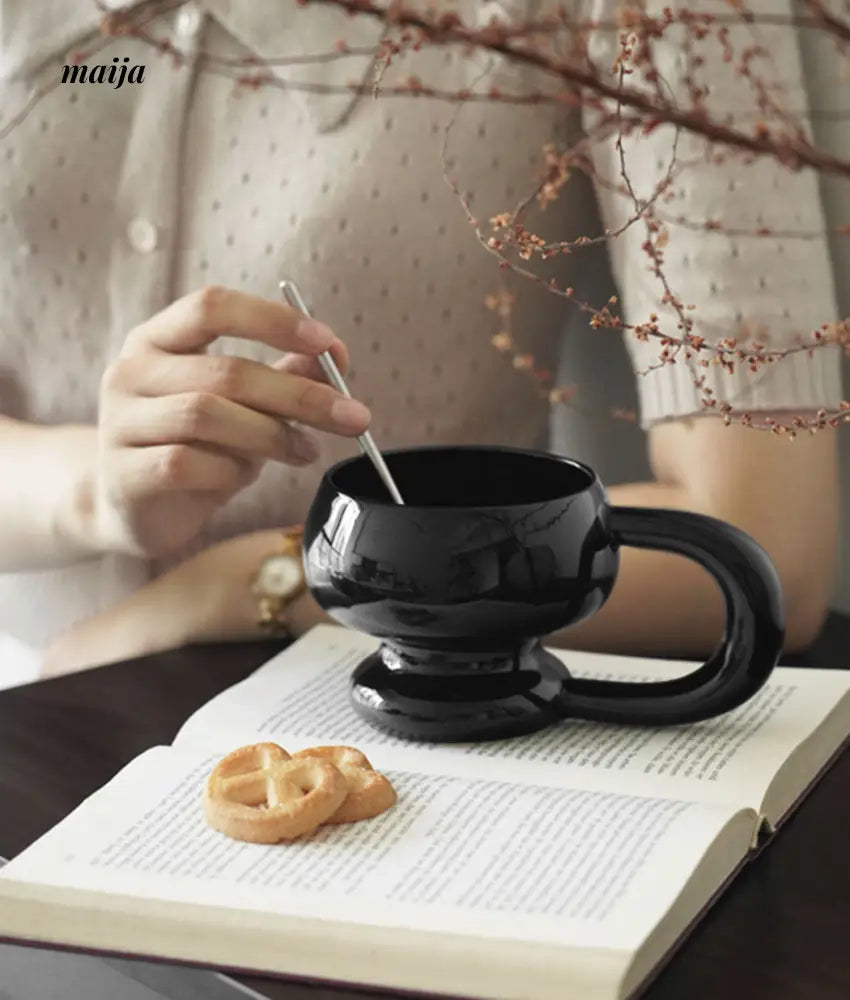 Glossy Marshmallow Ceramic Mug from maija