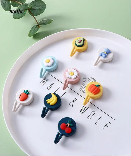 Kawaii Strong Adhesive Wall Hooks from maija