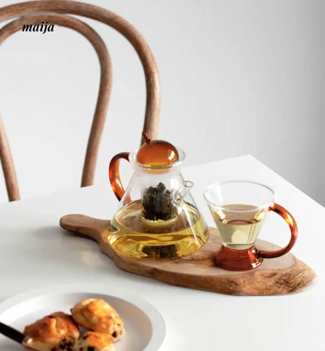 Amber Triangle Tea Set from moreover