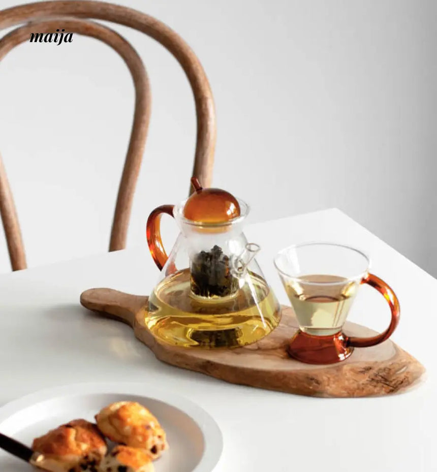 Amber Triangle Tea Set from moreover