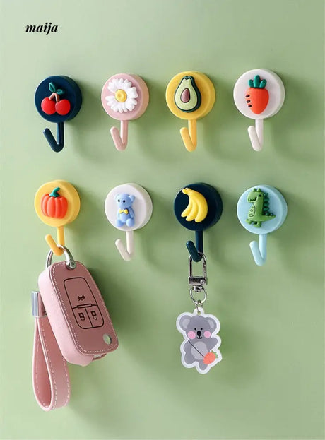 Kawaii Strong Adhesive Wall Hooks from maija