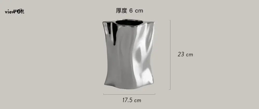 Electroplated Ceramic Vase from MOREOVER