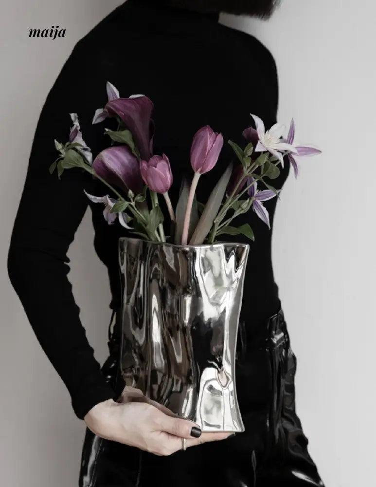 Electroplated Ceramic Vase from MOREOVER