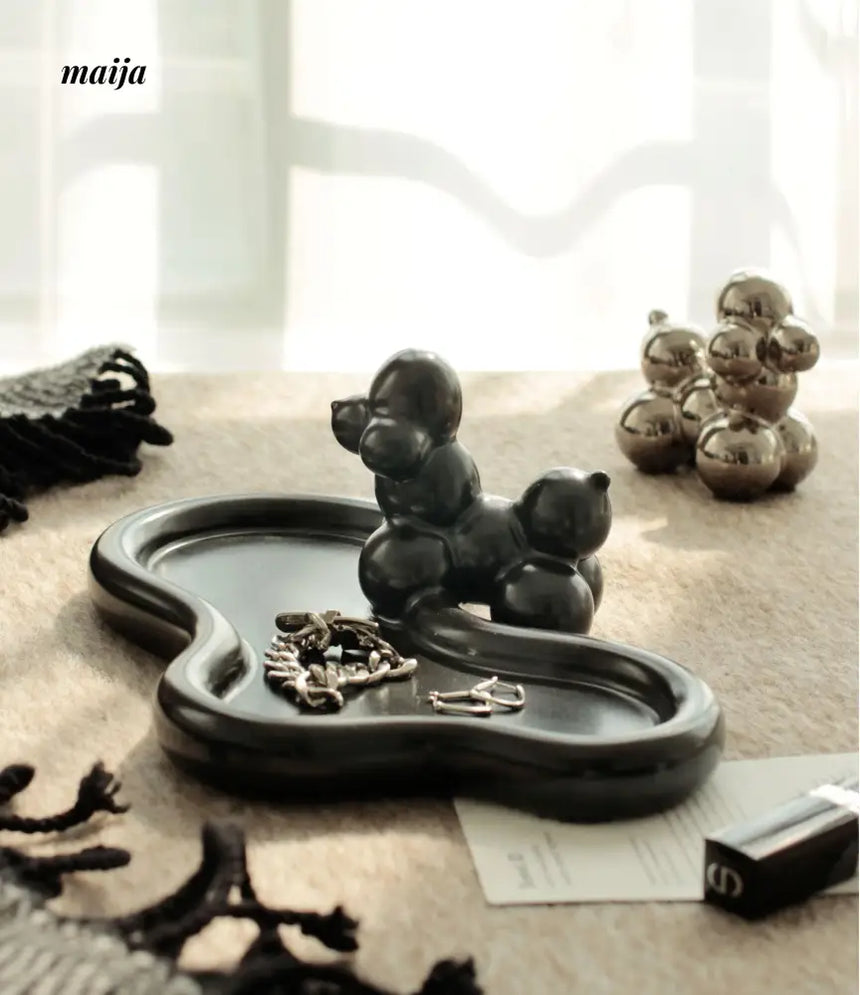 Glossy Puppy Ceramic Tray from maija