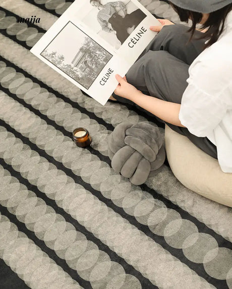 Coastline Geometric Retro Rug from maija
