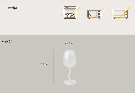 Pear Wine Glass from maija