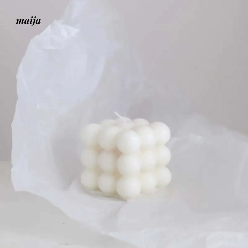 Bubble Square Candle from maija