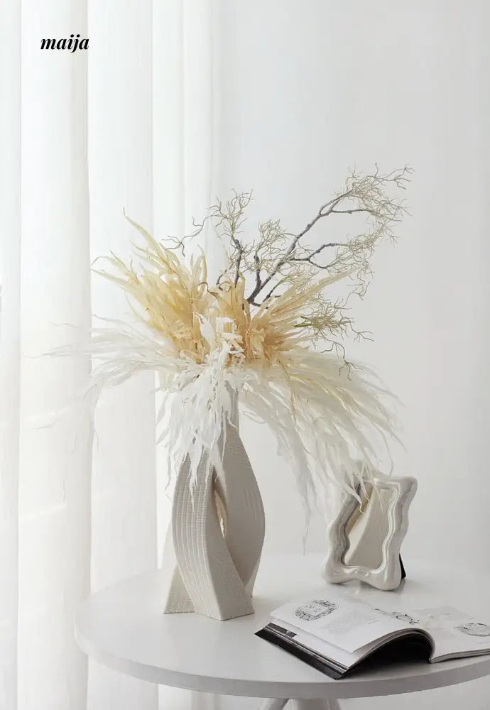 Renee Texture Twist Ceramic Vase from maija
