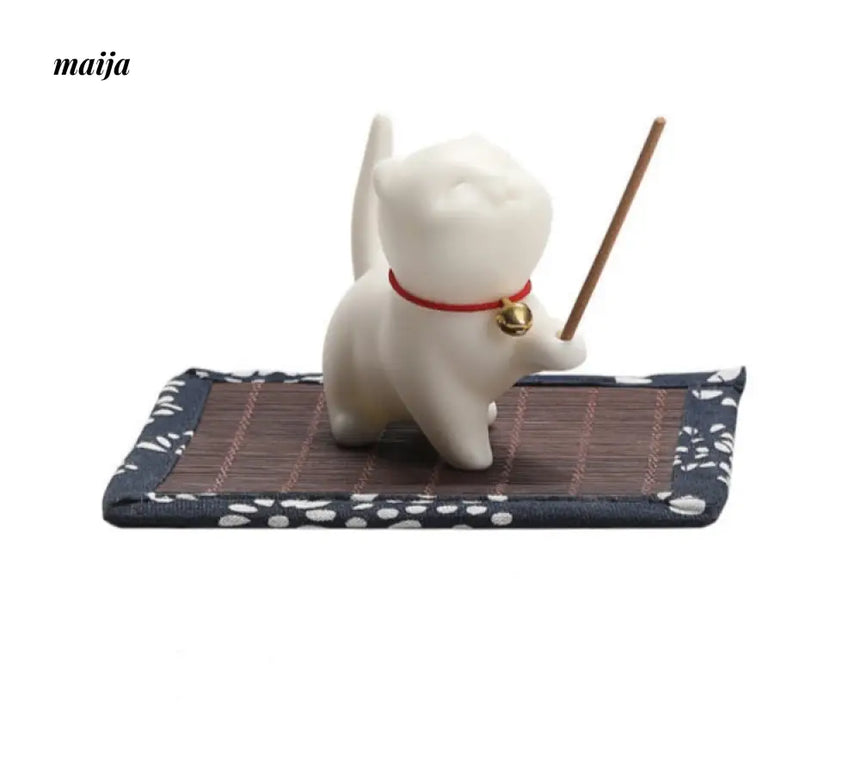 Happy Cat Incense Holder
