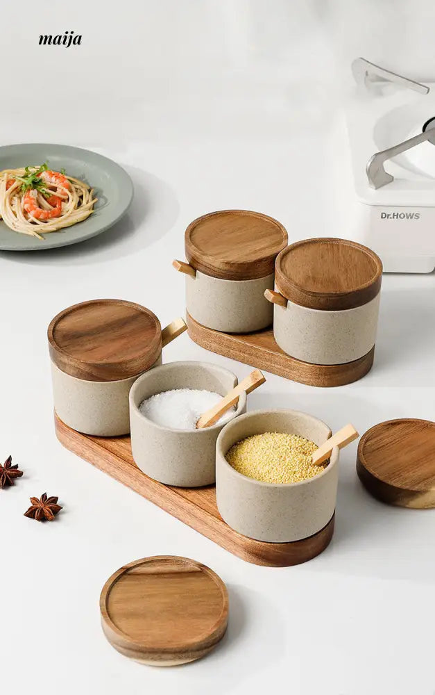 Japanese Seasoning Jar Set from Lugukawa