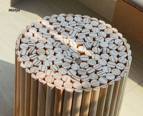 Log Style Stool from maija