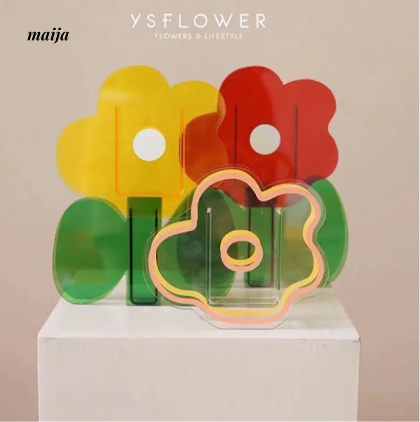 Colourful Acrylic Flower Vase from maija