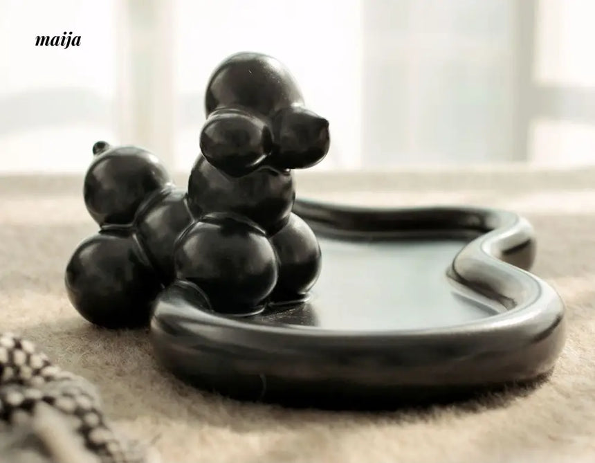 Glossy Puppy Ceramic Tray from maija